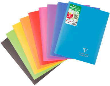Clairefontaine Cahier Koverbook, 210 x 297 mm, séyès,assorti