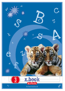 herlitz Arbeitsblock x.book, DIN A4, Lineatur 1