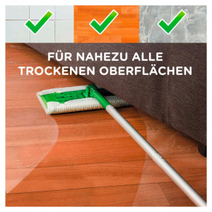 Swiffer Serpillère sèche, pack de recharge de 72