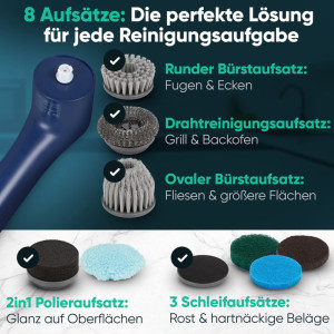 CLATRONIC Brosse électrique ERB 3815, bleu/gris