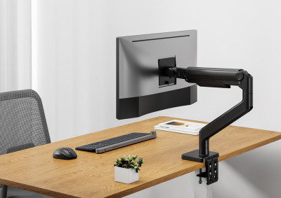 DIGITUS Monitorhalterung, Tragkraft: 20 kg, schwarz