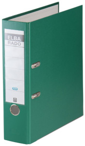 Restposten: ELBA Ordner rado brillant, Rückenbr. 80 mm, grün