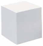 QUO VADIS Recharge bloc cube, 90 x 90 x 75 mm, blanc