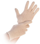HYGONORM Gant en coton Cuff Light, L, naturel HYGONORM Gant en coton Cuff Light, L, naturel