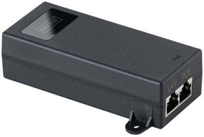 DIGITUS Injecteur Gigabit Ethernet PoE++, 803.3bt, noir