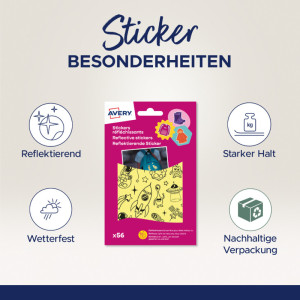 AVERY Sticker réfléchissant 