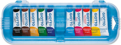 GIOTTO Gouache en tube Extra Fine, boîte de 12