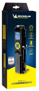 MICHELIN Akku-Mini-Kompressor mit Manometer, 10 bar