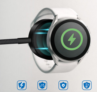 LogiLink Smartwatch-Induktions-Ladekabel für Galaxy, schwarz