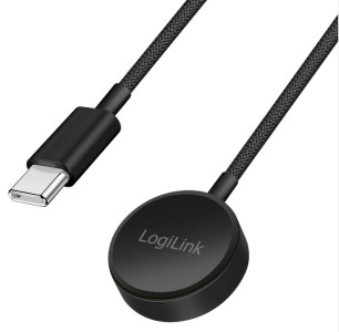 LogiLink Smartwatch-Induktions-Ladekabel für Galaxy, schwarz
