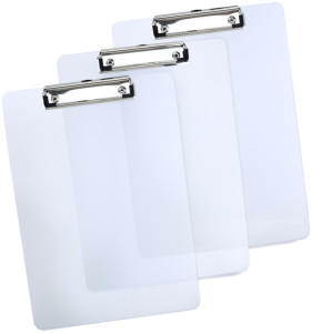 RAPESCO Klemmbrett, DIN A4, PP, transparent-blau
