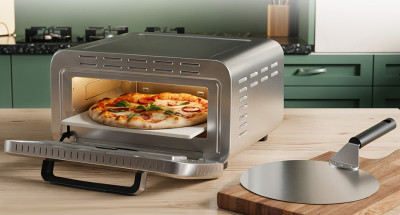 PROFI COOK Four à pizza PC-PO 1323, inox