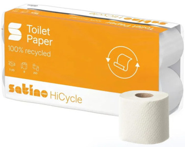 satino by wepa Papier toilette HiCycle, 3 couches, extra