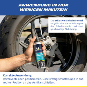 MICHELIN Spray anticrevaison, 200 ml