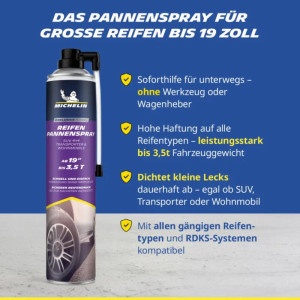 MICHELIN Reifenpannenspray, 750 ml