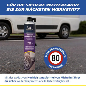 MICHELIN Reifenpannenspray, 750 ml