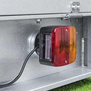 IWH Anhänger-Rückleuchte mit Magnetfuß, 6 Funktionen, 12V