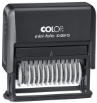 COLOP Tampon numéroteur MiniFolio S120/13, 13 chiffres, noir COLOP Tampon numéroteur MiniFolio S120/13, 13 chiffres, noir
