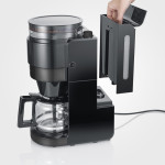 SEVERIN Cafetière électrique avec moulin KA 4830, noir SEVERIN Cafetière électrique avec moulin KA 4830, noir