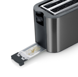 SEVERIN Grille-pain 4 tranches AT 9341, noir