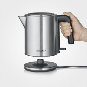 SEVERIN Bouilloire WK 9449, 1,7 litre, inox/noir