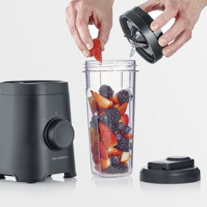SEVERIN Smoothie Maker SM 3743, 300 W, noir mat