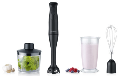 SEVERIN Kit mixeur plongeant SM 3762, noir mat