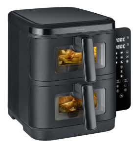SEVERIN Friteuse double à air chaud FR 2468, 2x 5,5 litres