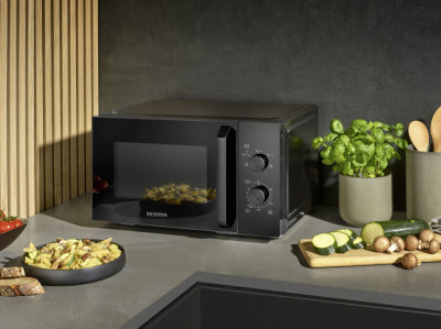 SEVERIN Micro-ondes MW 7796 S-Wave Solo, 28 litres, noir