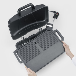 SEVERIN Barbecue électrique PG 8598 avec couvercle, noir