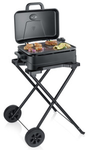 SEVERIN Barbecue électrique PG 8598 avec couvercle, noir