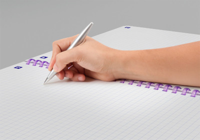 Oxford Cahier reliure souple Smart, A4, quadrillé, assorti