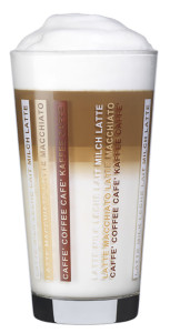 Esmeyer Latte-Macchiato-Glas LINES, 370 ml