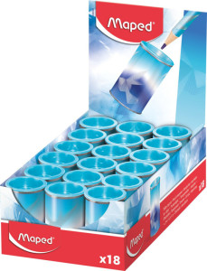 Maped Taille-crayon ARCTIC, en métal, présentoir de 18