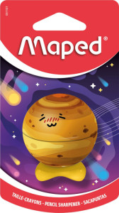 Maped Taille-crayon PLANET, métallique, carte blister