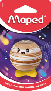Maped Taille-crayon PLANET, métallique, carte blister