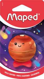 Maped Taille-crayon PLANET, métallique, carte blister