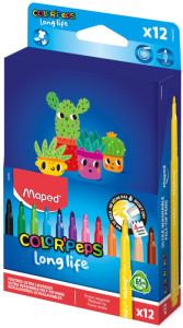 Maped Feutre COLOR'PEPS Long Life 2, étui en carton de 12