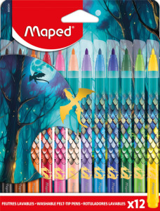 Maped Feutre DRAGON, étui en carton de 12