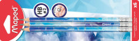 Maped Crayon de papier ARCTIC, avec gomme, HB, blister de 6 Maped Crayon de papier ARCTIC, avec gomme, HB, blister de 6