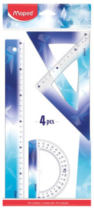 Maped Kit de géometrie ARCTIC, 4 pièces