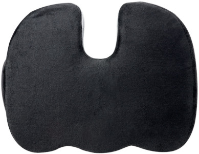LogiLink Orthopädisches Sitzkissen, schwarz