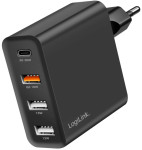 LogiLink USB-Steckdosenadapter, 3x USB-A (QC), 1x USB-C (PD) LogiLink USB-Steckdosenadapter, 3x USB-A (QC), 1x USB-C (PD)