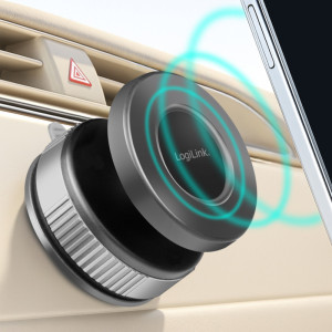 LogiLink Smartphone-Magnethalter, schwarz