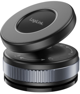 LogiLink Smartphone-Magnethalter, schwarz