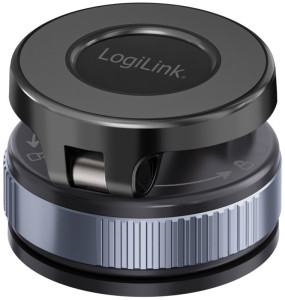 LogiLink Smartphone-Magnethalter, 2 Arme, schwarz