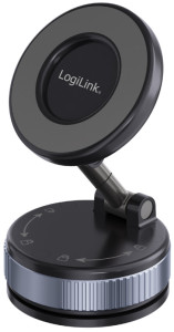 LogiLink Smartphone-Magnethalter, 2 Arme, schwarz