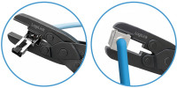 LogiLink Crimpzange für Keystone Module & RJ45, schwarz/blau