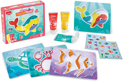 Maped Creativ my first Kit de peinture aux doigts, 9 pièces