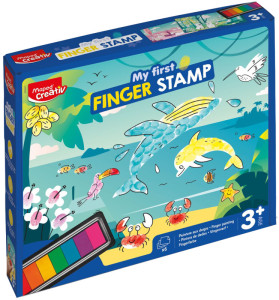 Maped Creativ my first Kit de tampon à doigts, 8 pièces